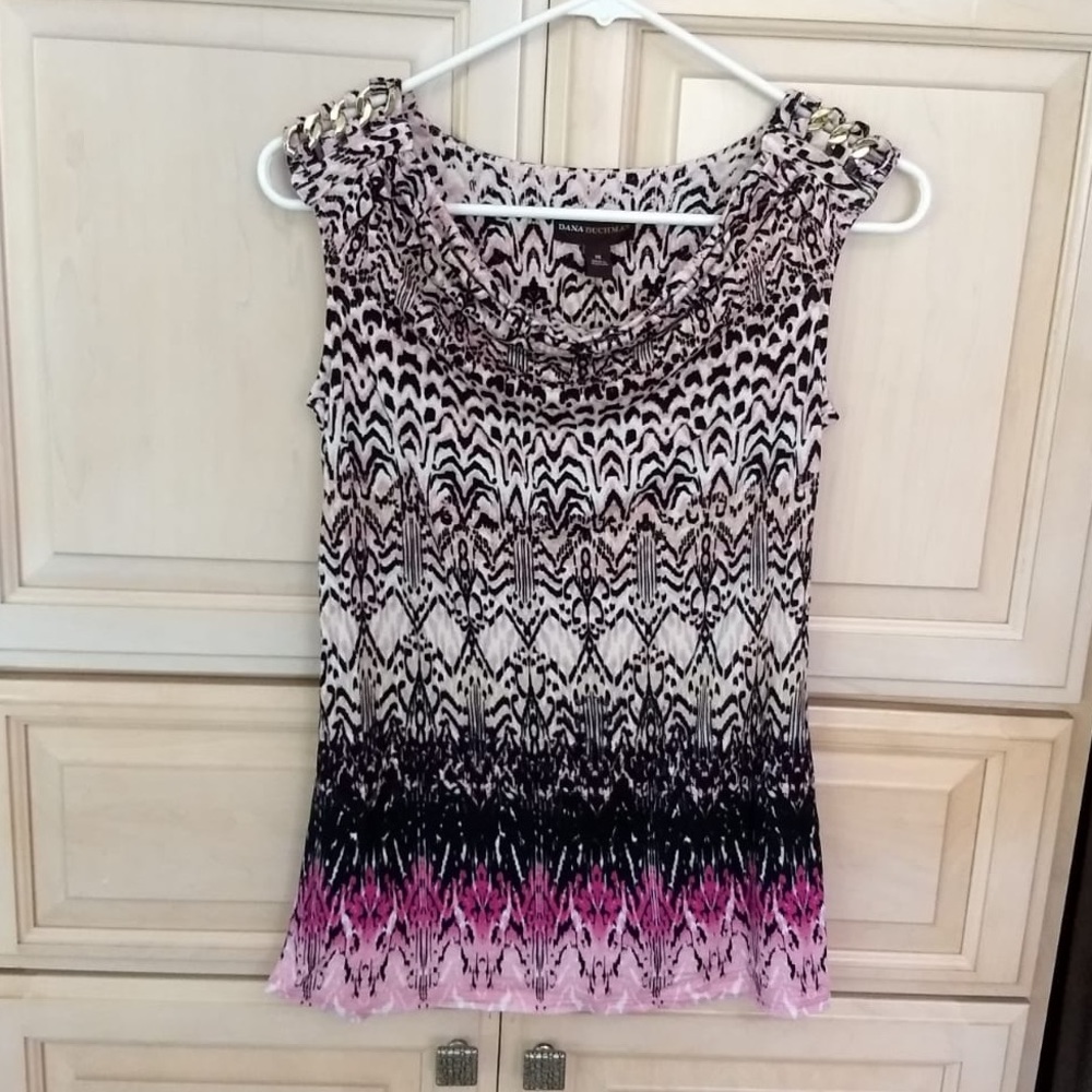 🆕 Dana Buchanan: Patterned Top - Picture 1 of 2